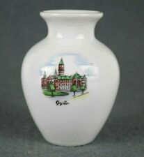 Piccolo Vaso in porcellana SOUVENIR Budapest A Quincum UNGHERIA GYOR filo oro