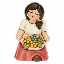 Contadina con fiori Thun