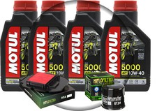 KIT TAGLIANDO HONDA XL 1000 VARADERO 1999 AL 2002 MOTUL 5000 10W40 FILTRI HIFLO