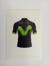 FIGURINA PANINI 100° GIRO D'ITALIA MAGLIA MOVISTAR n 187 CON VELINA