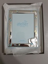 CORNICE PORTAFOTO IN ARGENTO PORTA FOTO BIMBO CELESTE ATELIER 17 x 21 cm