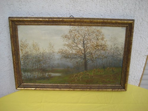 Dipinto olio paesaggio