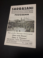 1938 VIENNA programma CIRCO