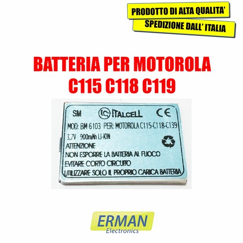 Batteria per motorola c115 - batteria,