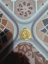 Moneta Sterlina Inglese D'Oro Originale 1927 Nuova