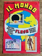 Album figurine Flash CONOSCIAMO MONDO 1976 COMPLETO -5 Stickers card no panini