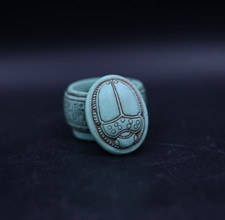 Autentica scatola egizia antica egizia di scarabeo scarabeo egiziano a.C.