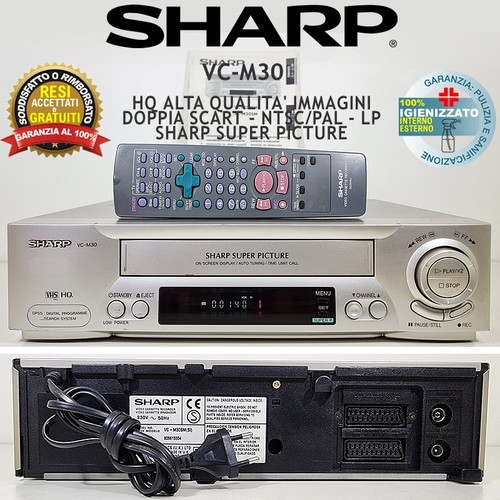 Videoregistratore vhs sharp - videoregistratore,