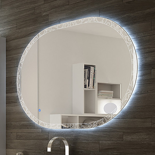 Specchio led ovale - specchio, reversibile