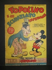 Nel Regno di Topolino n. 64 LO SCIENZIATO INFERNALE Disney Mondadori 1938 !!