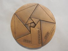 medaglia 20 anni costruzioni COGEFAR 80mm Giò Pomodoro