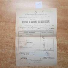 PAGELLA SCOLASTICA 1919/1920