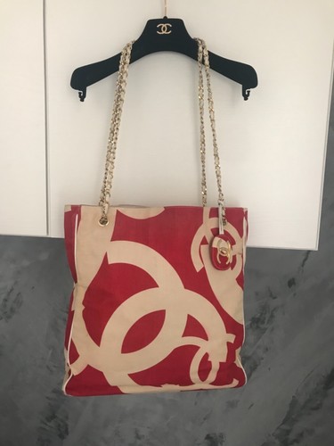 Chanel borsa canvas bianco - borsa,