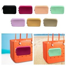Borsa con inserto in silicone