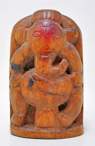Antico legno dio - antico, ganesha