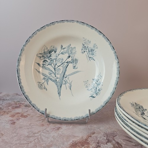 Assiettes creuses décor - assiettes,