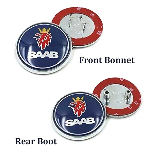 Saab set distintivo - distintivo, blu