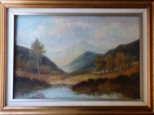 dipinto olio su tela Carlo