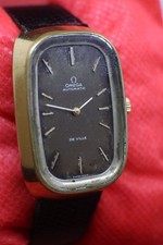 Orologio Omega De Ville automatico vintage uomo, tono oro Swiss Made anni 70 80