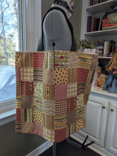 Xlg lined market - market, tote