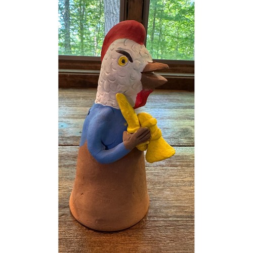 Campana gallo terracotta - campana,