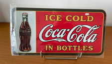 COCA COLA TARGA METALLO ICE