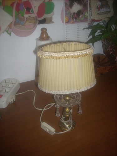 Abatjour vintagein ottone - abatjour, ed