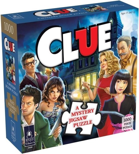 Puzzle misterioso cluedo - misterioso,