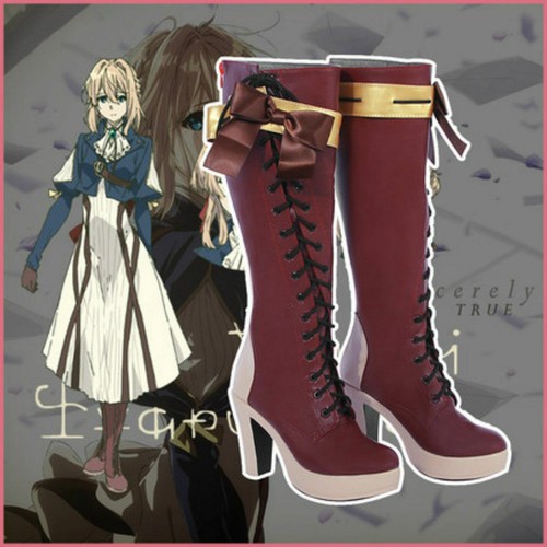 Stivali cosplay anime violet - stivali,