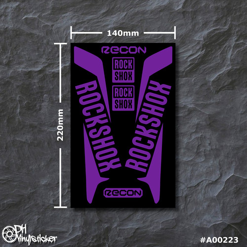 Rockshox recon set adesivi - rockshox,