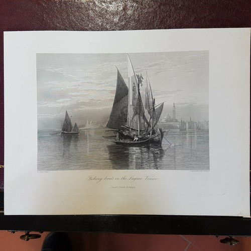 Engraving fishing boats off