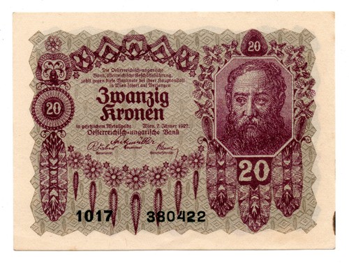 Austria banconota da 20 - austria,