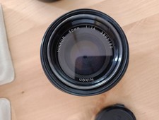 [MINT] OBIETTIVO NIKON NIKKOR 50 MM AI F.1,4 CON PARALUCE HS-5 E TAPPI NIKKOR