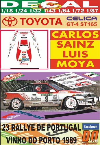 Decal toyota celica gt4 - gt4, carlos