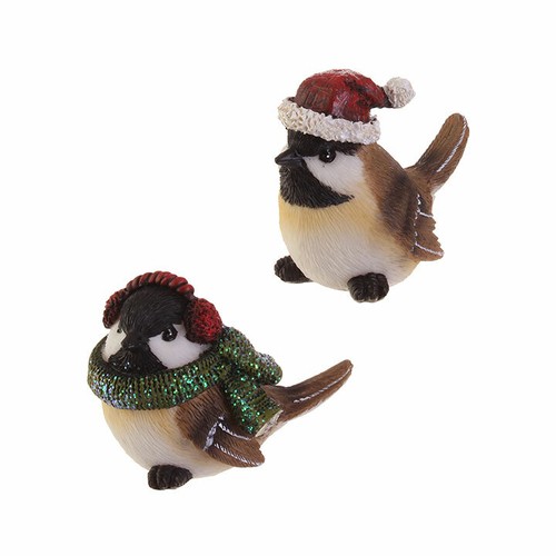 Uccellini con cappello - , e