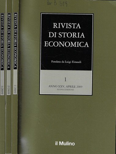 Rivista storia economica - rivista,