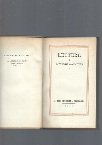 LETTERE