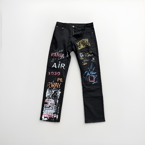Jeans uomo andijieshen - uomo, nero