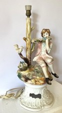 Lampada in ceramica di Capodimonte degli 70/80