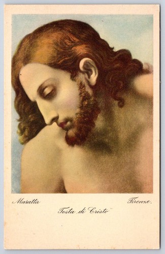 Cartolina antica italia testa - antica,