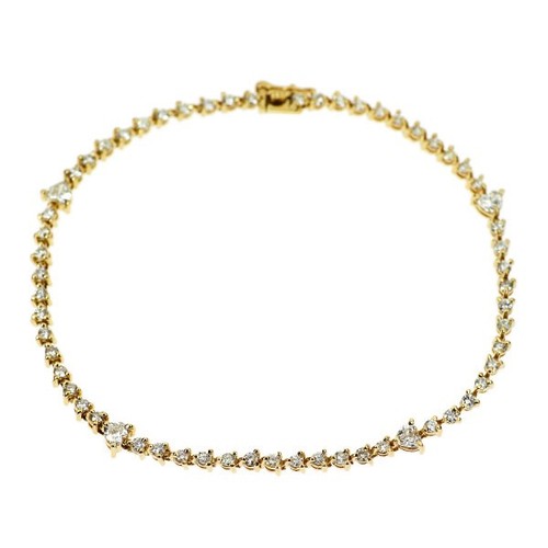 Bracciale tennis con - , diamanti