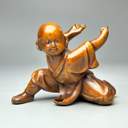 Statua piccolo monaco kung - , fu