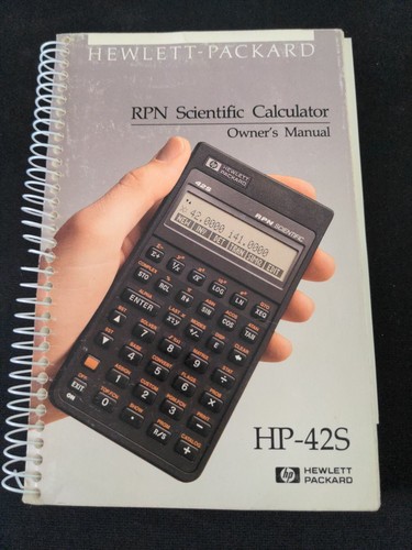 Hewlett packard 42s - hewlett-packard, hp-42s