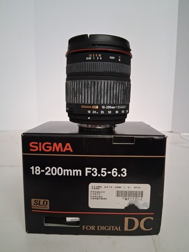 Sigma obiettivo 200 mm - obiettivo, 18-200