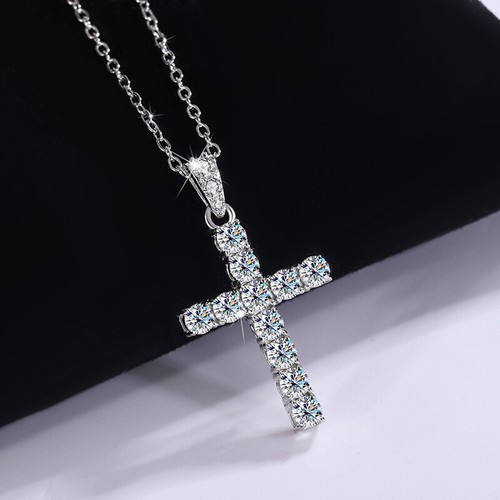 Ciondolo croce diamantata ct - ciondolo,