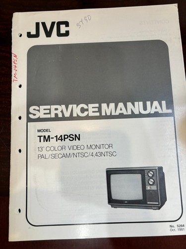 Jvc 14psn tm14psn monitor - jvc, tm-14psn
