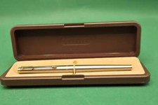 Vintage Parker Penna a sfera colore argento con Scatole originale