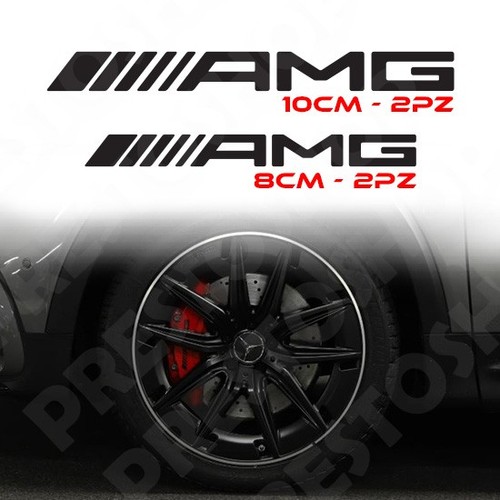 Kit 4pz adesivi amg mercedes - kit,