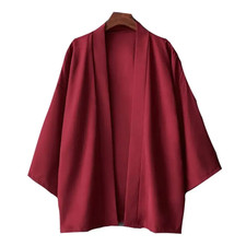 Uomo Stile Kimono Mantello