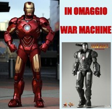 IRON MAN ARMATURA MARK 7+WAR MACHINE COSTUME DA ASSEMBLARE COSPLAY ELMETTO CASCO